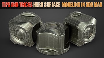 Topology Hard Surface: Correct topology of a Nut Modeling In 3ds Max || N°_112