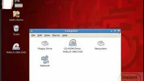 Redhat Linux Operating with GUI Graphical User Interface)