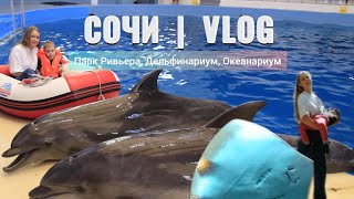 VLOG СОЧИ 2024 | Прогулка в парке Ривьера,шоу дельфинов,океанариум,пингвинариум