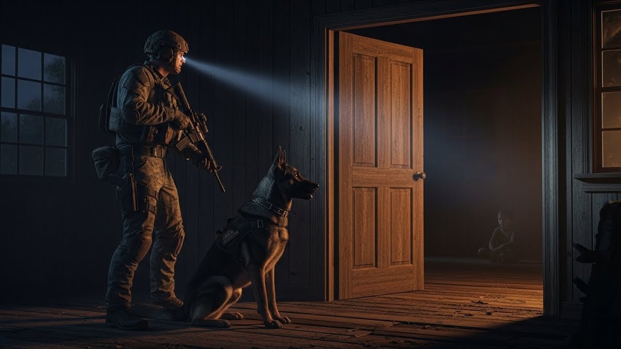 El SEAL Vio al K9 Sentarse ante la Puerta — Dentro Estaba el Niño Desaparecido