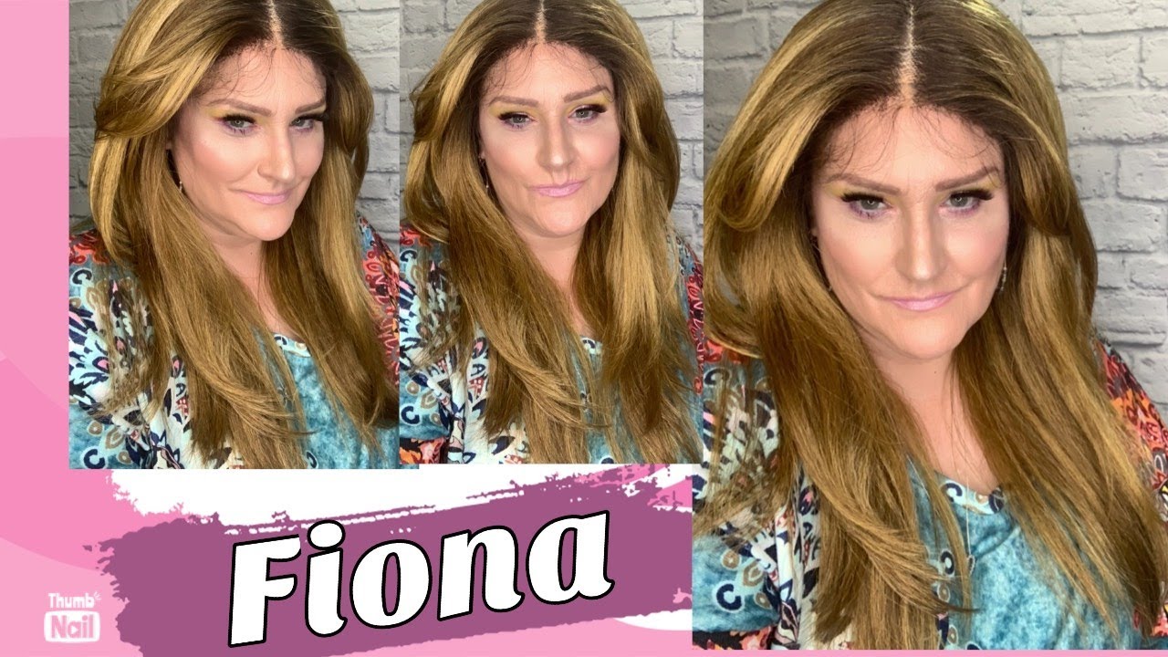 💕Subscriber Request|MANE CONCEPT RCFE203 FIONA Wig Review|Synthetic|SR4/HAVANA BLONDE|samsbeauty