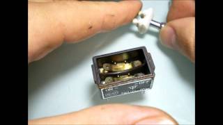 Toggle switch disassembly
