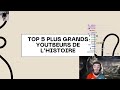 Top 5 des plus Grands Youtubeurs de l'histoire selon Etostark - PowerPoint 