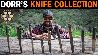 Navy SEAL Dorr's Knife Collection