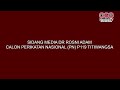 Sidang Media Dr. Rosni Adam, Calon Perikatan Nasional (PN) P119 Titiwangsa