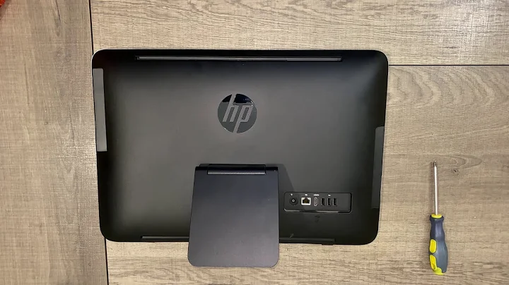 HP 20 All In One HDD and RAM Upgrade - Remove Cover