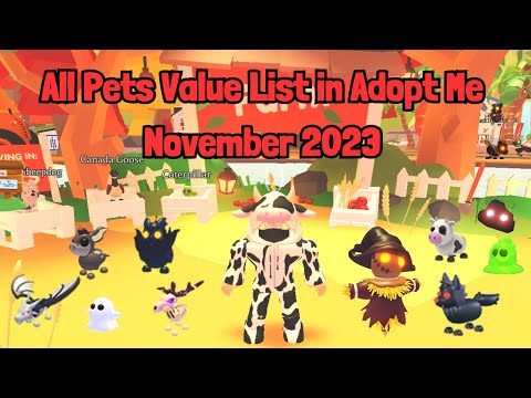 Adopt Me pet Value List - December 2023 