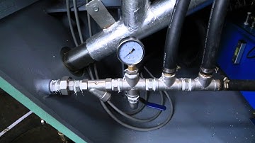 The internal structure of three-roll mill