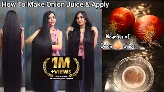 How To Use Onion Juice For Extreme Hairfall | Hair loss | Dandruff | White Hair@INDIANGLAMOUR07