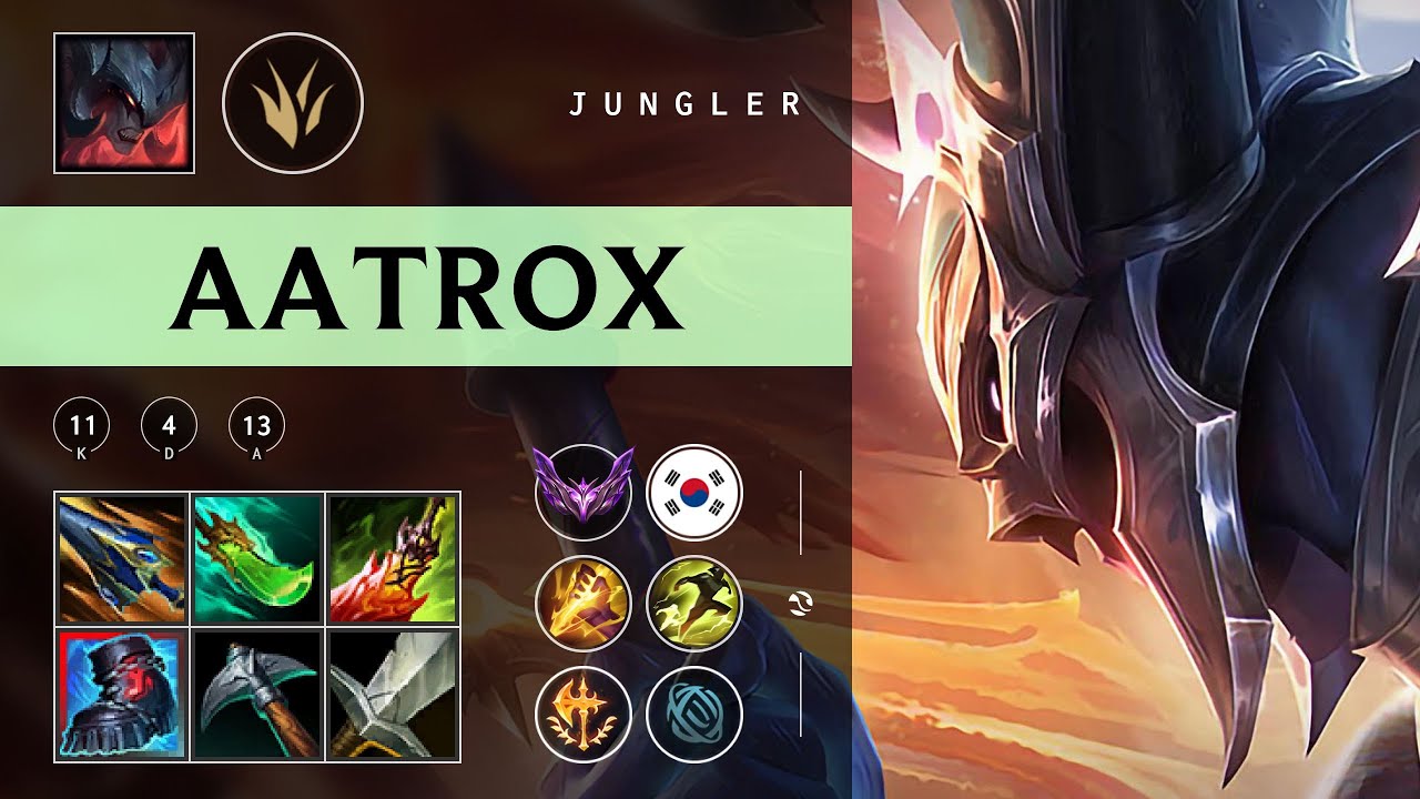 Aatrox Jungle vs Lee Sin - KR Master Patch 25.23