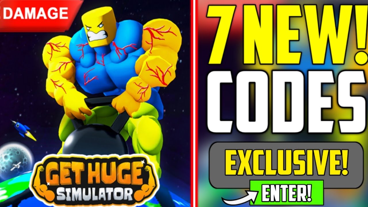 ⚠️ALL NEW⚠️GET HUGE SIMULATOR ROBLOX CODES 2023 GET HUGE SIMULATOR