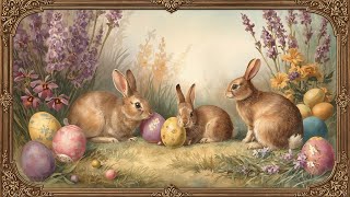 Framed TV Art Wallpaper - Vintage Aesthetic Easter Spring Themed Screen Saver (No Sound) screenshot 4