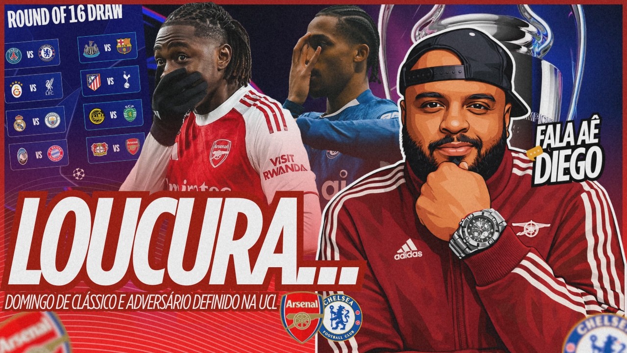 DE VOLTA PRA CASA! PRÉ-JOGO DE ARSENAL x CHELSEA | PL - 28ª RD | +SORTEIO DA CHAMPIONS, VEM O BAYER!