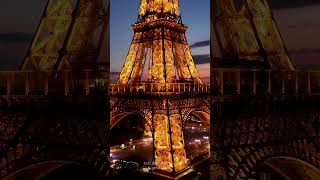 Paris Night Magic ✨ Eiffel Tower Light Show (Cinematic Edit) #eiffeltower #viralvideo #viralshorts