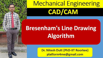 B.Tech||ME||CAD/CAM|| Bresenham