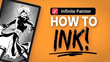 How to Digitally Ink in Infinite Painter | Pro Tutorial