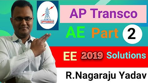 Lecture = 2 AP Transco AE- 2019 EE Solutions