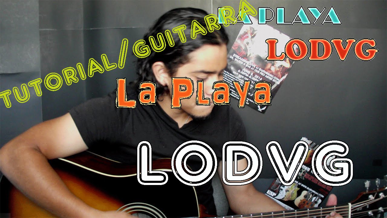 Como Tocar LA PLAYA - LODVG - Tutorial Guitarra