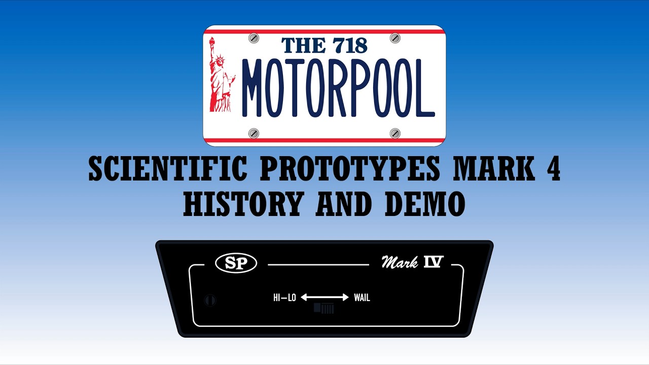 Scientific Prototypes Mark 4 Siren History and Demo