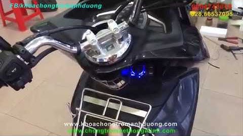 PCX 2017 Chơi Lớn Quá, Gắn Khóa Smartkey Full Chống Cướp, Độ Mạch Led Siêu Sáng, Công Tắc Passing