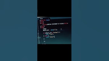 Statement If else #coding #vlystudio #shorts