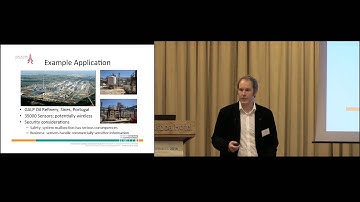 "Security Mechanisms for Wireless Sensor Networks" Dr. Utz Roedig (PECCS and SENSORNETS 2014)