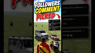 🔥Followers comment picked | Crazy Vehicle! in Indian bike driving 3D#racingcar#beloro#ktmduke#ibd3d