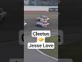 Cleetus getting help from his teammate, Jesse