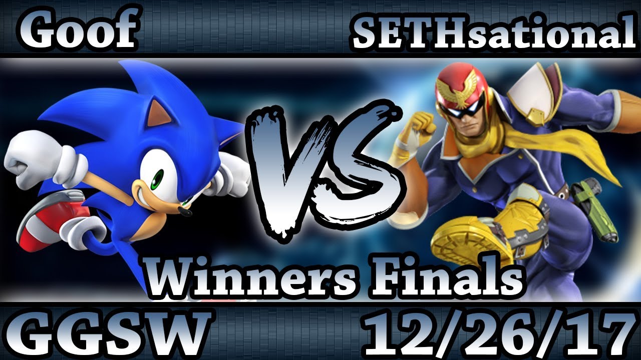 GGSW 64 - Goof (Sonic) Vs. SETHsational (C.Falcon) Smash Wii U Winners Finals - Smash 4