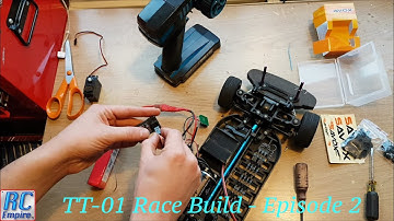 Tamiya TT-01 Race Build: Part 2 - Savox Servo SC-1257TG fitting and testing