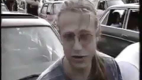 786 Dynamo Open Air   Eindhoven NOS nieuwsbericht over de enorme files  1994