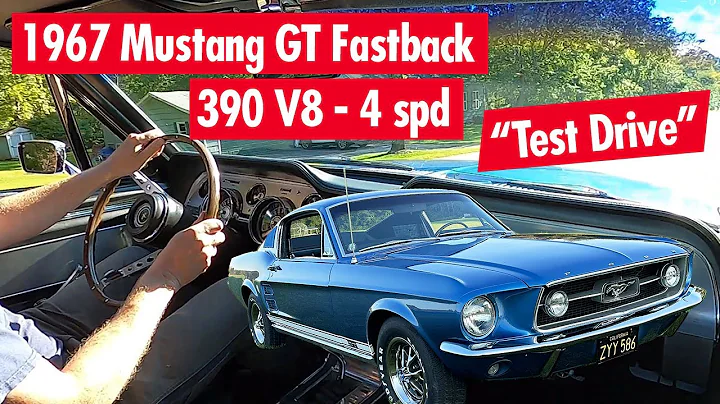 1967 Ford Mustang GT S Code Fastback 390 V8 w/ a 4 Speed - Test Drive - Tobin Motor Works