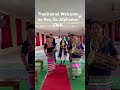 Traditional welcome to Rev. Sr. Alphonsa FMA