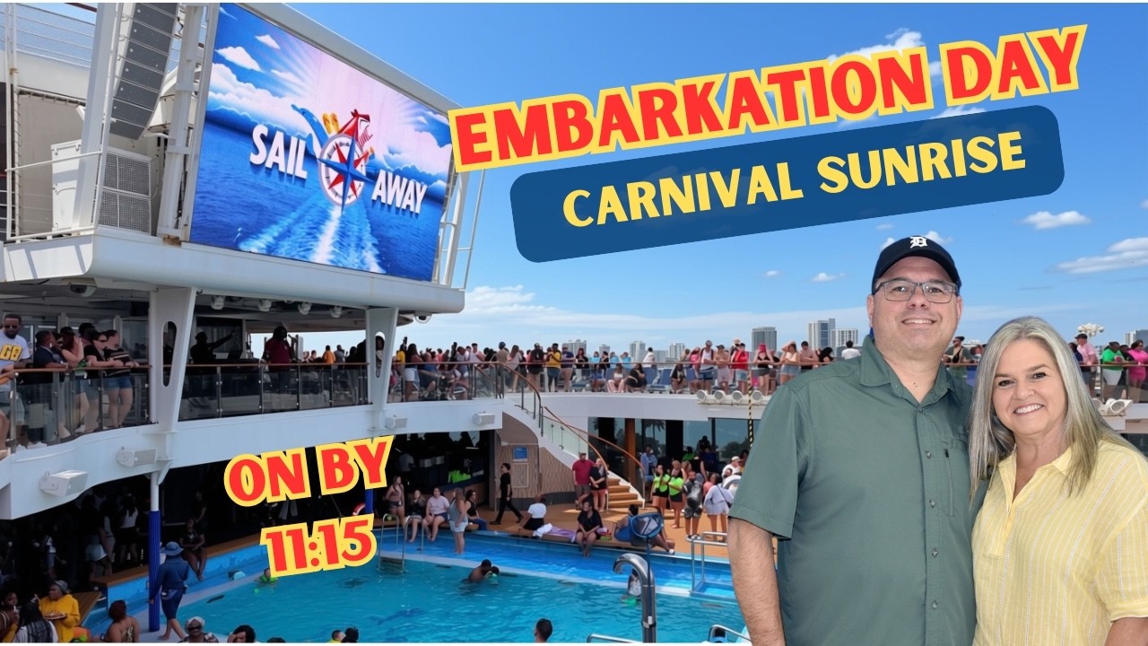 Carnival Sunrise Embarkation Day: What Surprised Us Before Sail Away