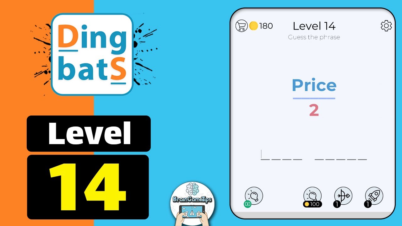 Dingbats Level 14 Price 2 Walkthrough Youtube