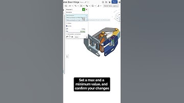 ⚠️ Reflect Real-Life Movement with Limits on Mates in Onshape