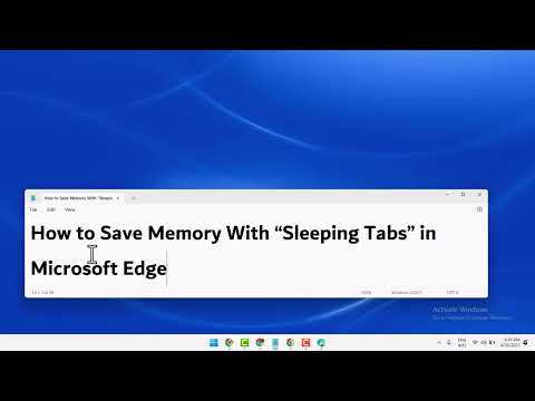 How to Save Memory With “Sleeping Tabs” in Microsoft Edge