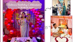 Salonï 's Birthday Celebration🥳 || Salonï Patil ||