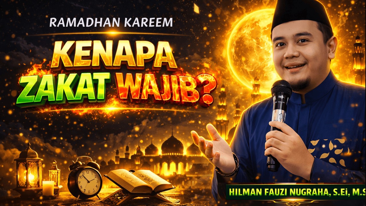 Kenapa Zakat Fitrah Wajib di Akhir Ramadhan? Rahasia Keberkahan Zakat | Ustadz Hilman Fauzi 2026