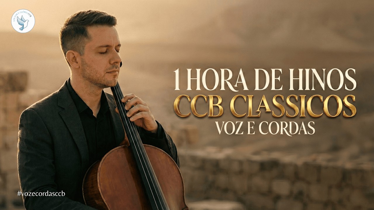 1 HORA DE HINOS CCB CLÁSSICOS - VOZ E CORDAS I COM LEGENDA