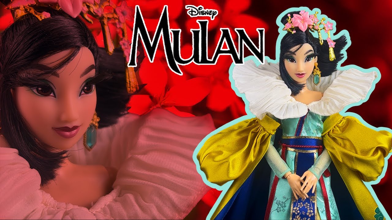 ¡IMPRESIONANTE! 🤩 | Muñeca Mulan Enchanted Elegance Collection de Mattel ¡Unboxing y revisión! 💙💛✨