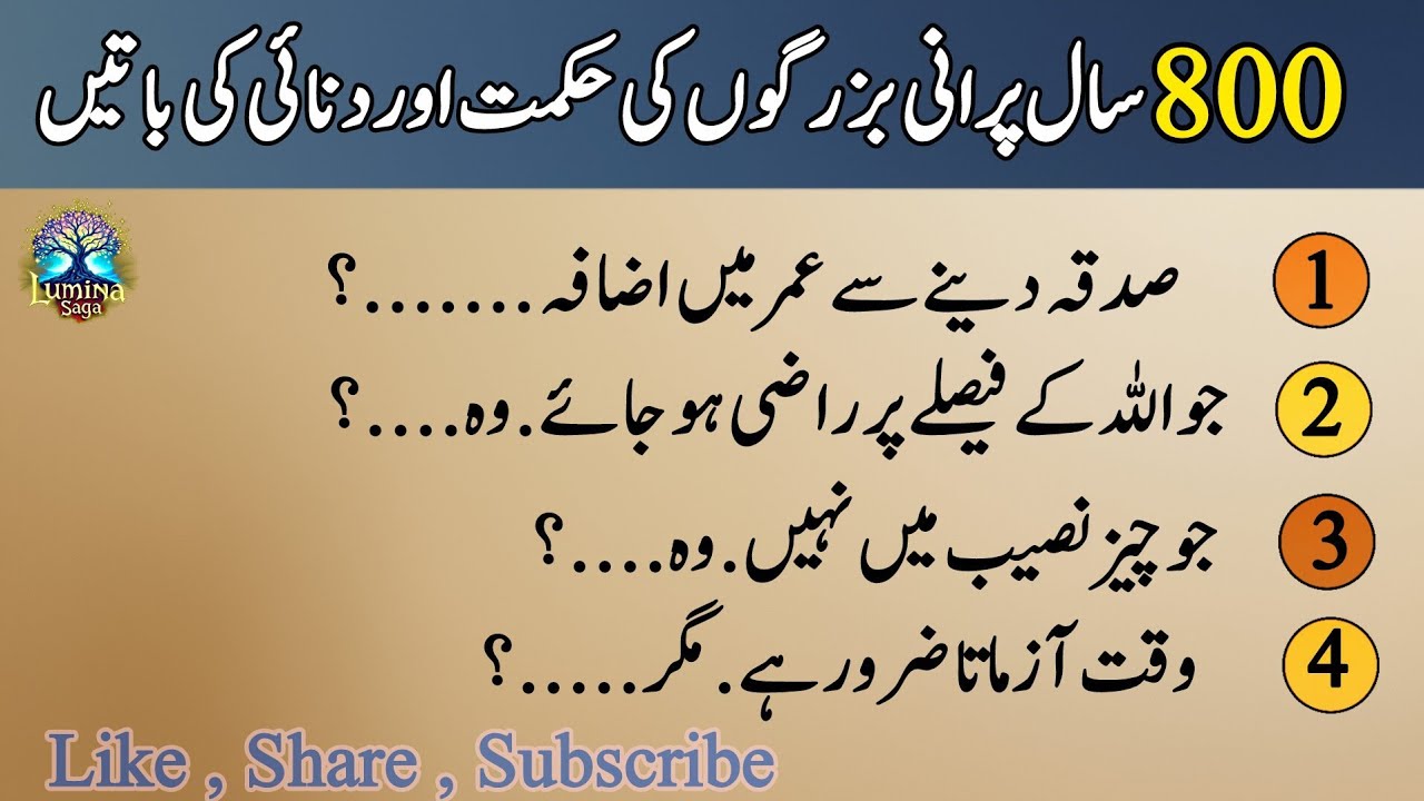 Dil Bechain Ho To Yeh Sun Lo | Powerful Islamic Motivational | Wisdom Quotes | Islamic Urdu