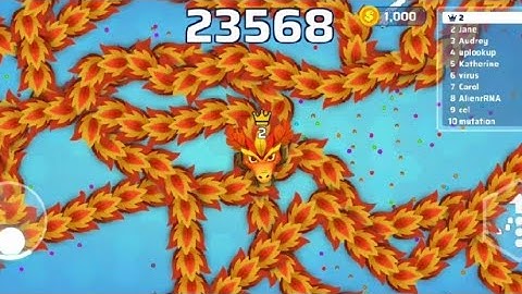 I Reached 25.500+ points in Snake.io 🐍 in the shortest possible time 🐍 Biggest snake in the Map