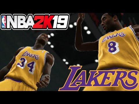 nba-2k19-mix---los-angeles-lakers---kobe-and-shaq-(2000s)-highlights!