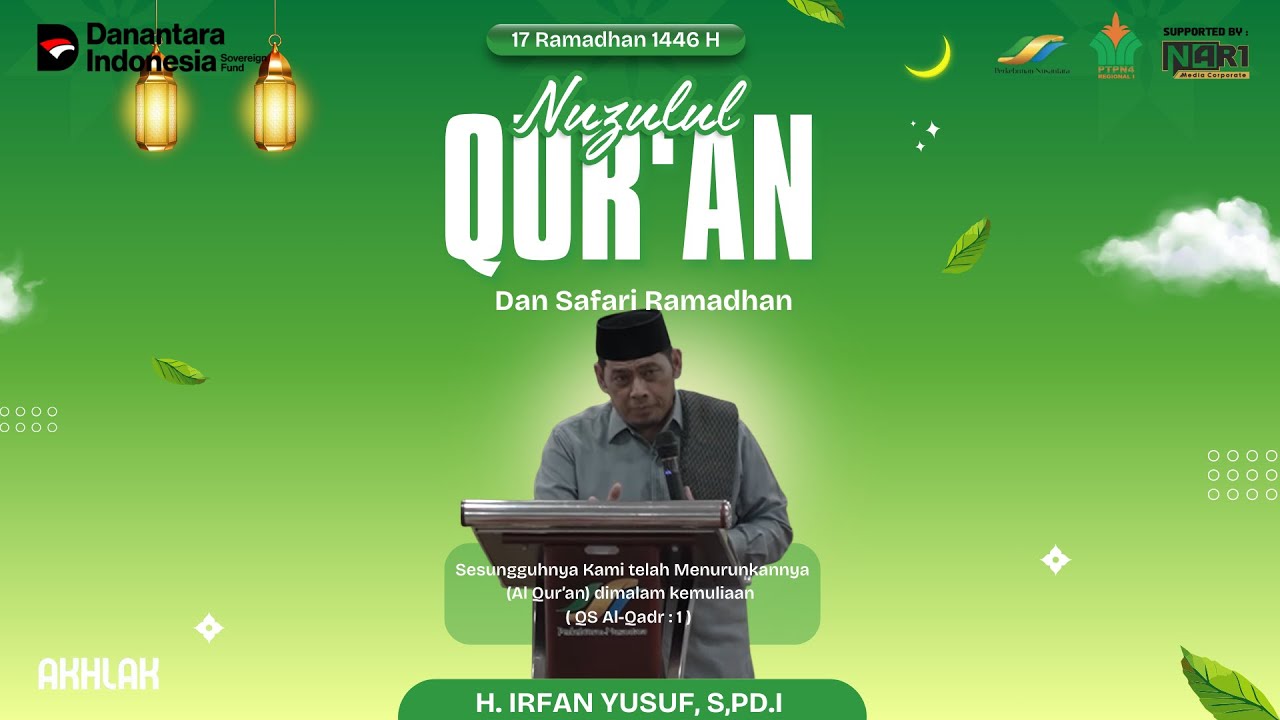 Peringatan Nuzulul Quran dan Safari Ramadhan PTPN IV Regional I - Wujud Nyata Kepedulian Sosial