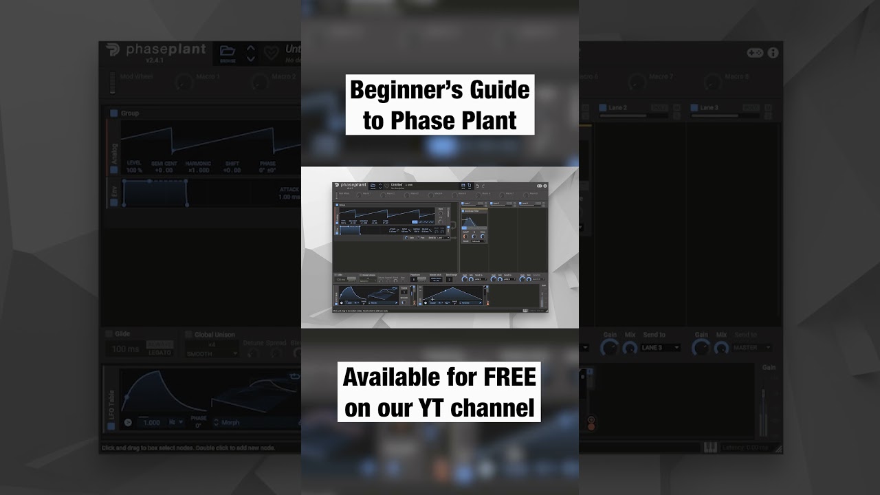 Морфинг-модуляция с использованием таблиц LFO в фазовой матрице