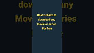 How to download any movie or tv series for free #shorts #movie
