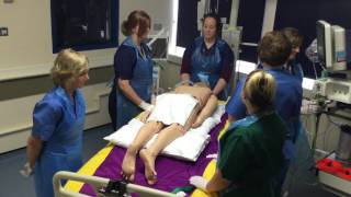 Turning patient from prone to supine