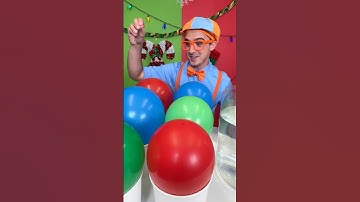 Pop the BALLOON! Sink or Float with Blippi
