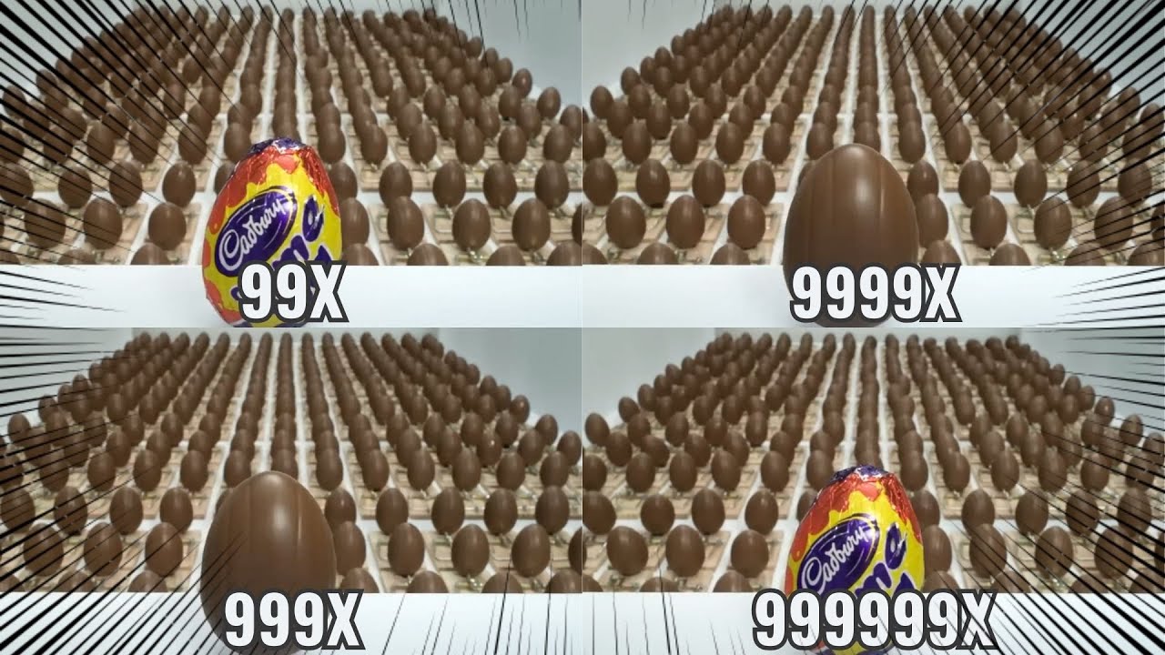 Cadbury's Creme Egg Intro Getting 999999X Speed